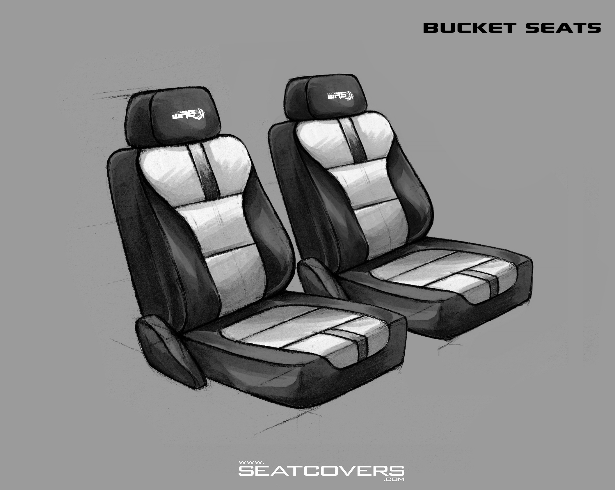 1999-2010 Ford F650- Front Bucket Seat Covers