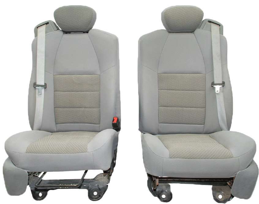 2001-2007 Ford Super Duty- Front Seat Covers (Adjustable Headrests)