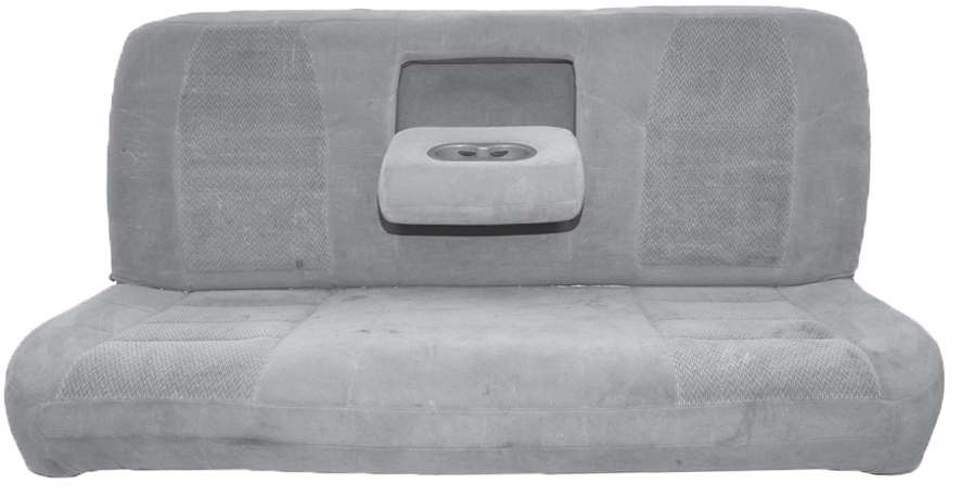 1999-2010 Ford SUPERDUTY – Rear Bench w/console Seat Covers