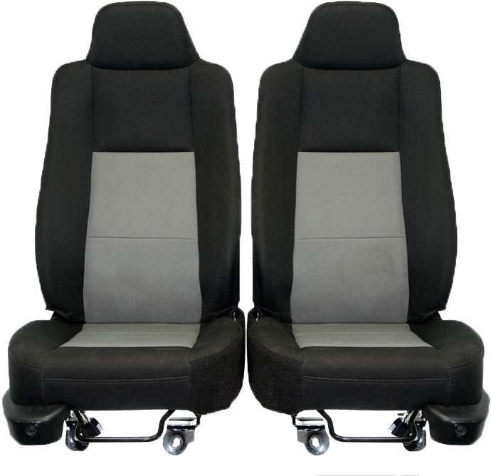 Designcover front car seat covers blk-charcoal fits 04-12Ford Ranger bucket seat 