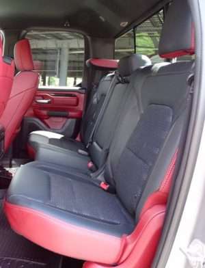 2019+ Dodge Ram 1500 Rear Seat Covers dodge seat covers ram seat covers (Quad Cab) www.seatcovers.com