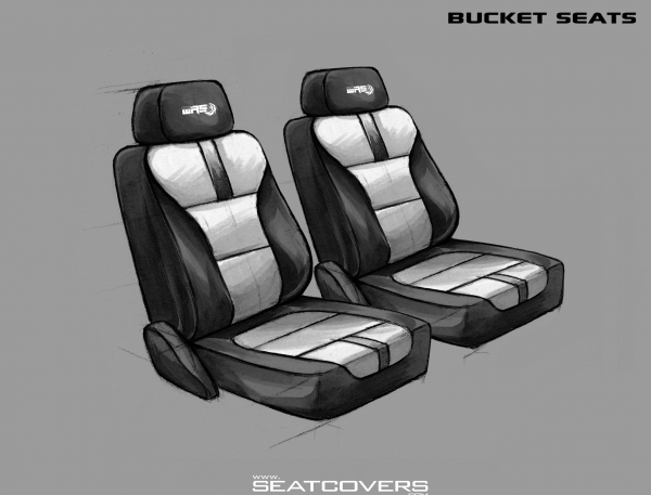 2001-2007 Ford Super Duty Front Seat Covers adjustable hr www.seatcovers.com