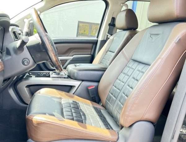 2016-2020 Nissan titan front seat covers www.seatcovers.com